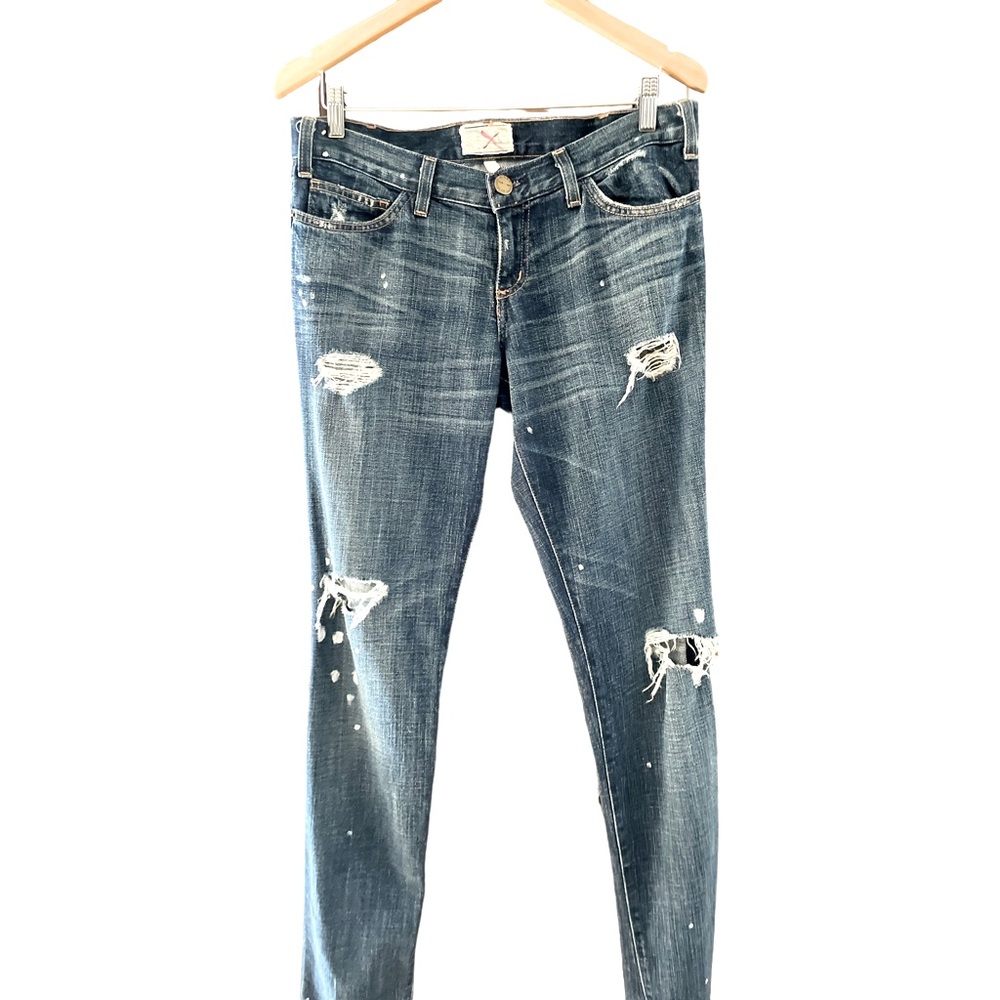 CURRENT ELLIOT~ THE SKINNY ~PAINT SPATTERED ~SZ 26